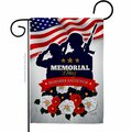 Patio Trasero 13 x 18.5 in. Remembrance of Fallen American Memorial Day Vertical Garden Flag with Double-Sided PA4070608